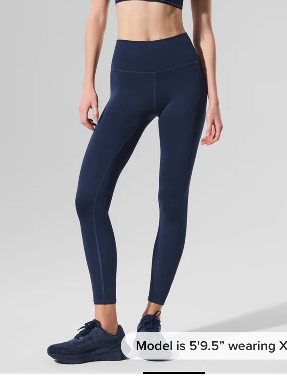 Alo Airlift Leggings - Small Navy
